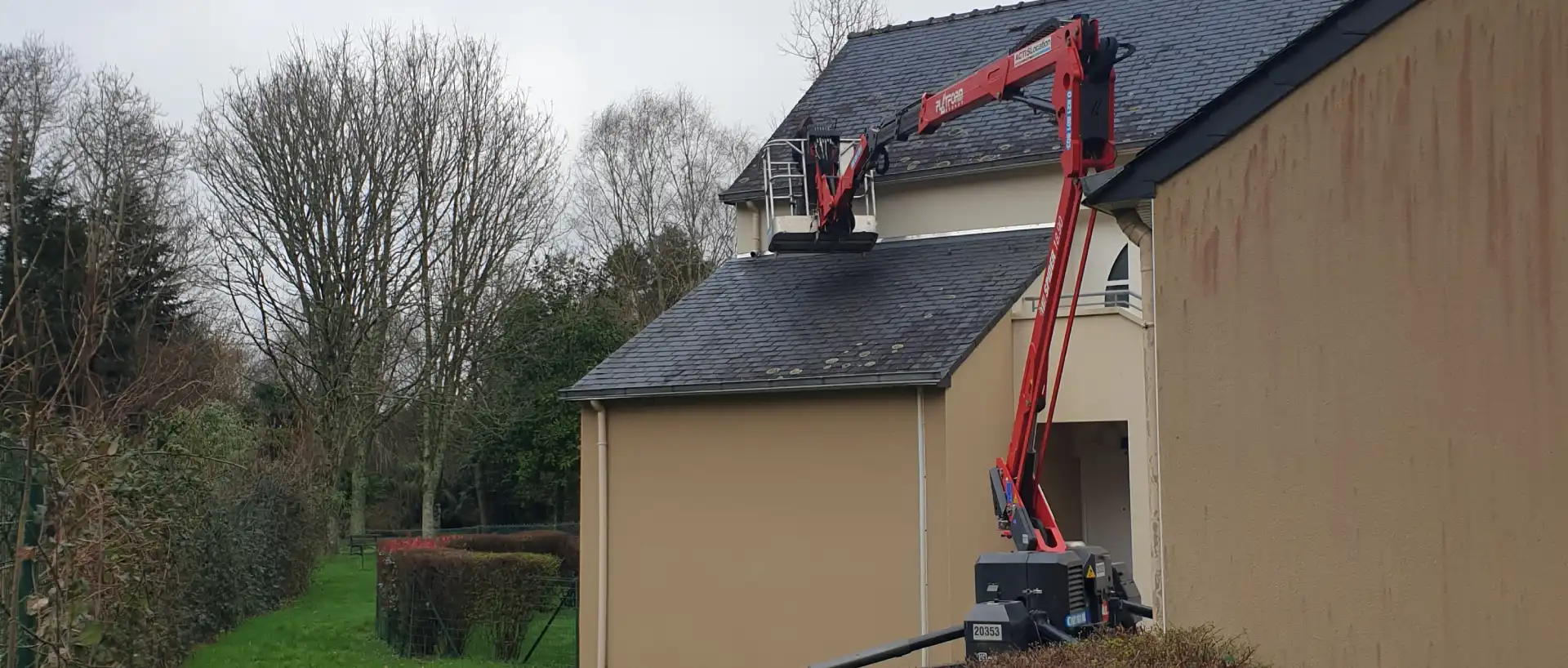 Nettoyage de gouttière